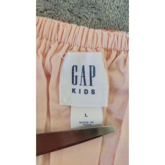 Gap Kids Orange and Pink Floral Flower Dress - Picture 3 of 4